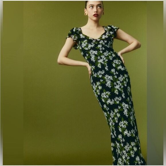 Reformation Lisola Floral Maxi Dress NWOT S - Picture 1 of 1